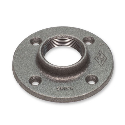 3" BLACK MALLEABLE IRON FLOOR FLANGE fitting pipe npt
