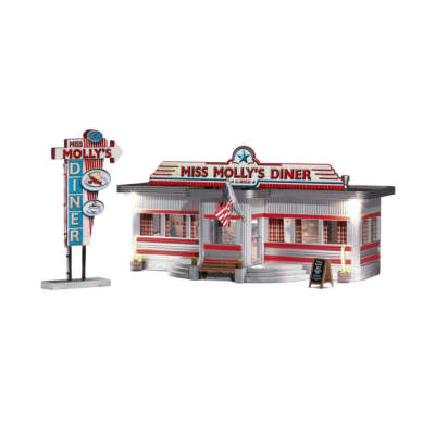 Woodland Scenics N Scale Miss Molly s Diner Built and Ready BR4956
