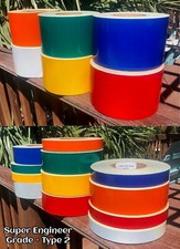 2" Super Engineer Grade Type 2 Reflective Tape (SEG) - 30' & 150' Rolls