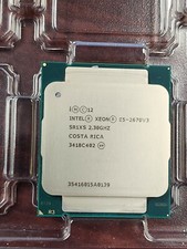 Lot of 2 Intel Xeon E5-2670v3 SR1XS 12-Core 2.3Ghz 9.6GT/s 30MB LGA2011-3 CPU