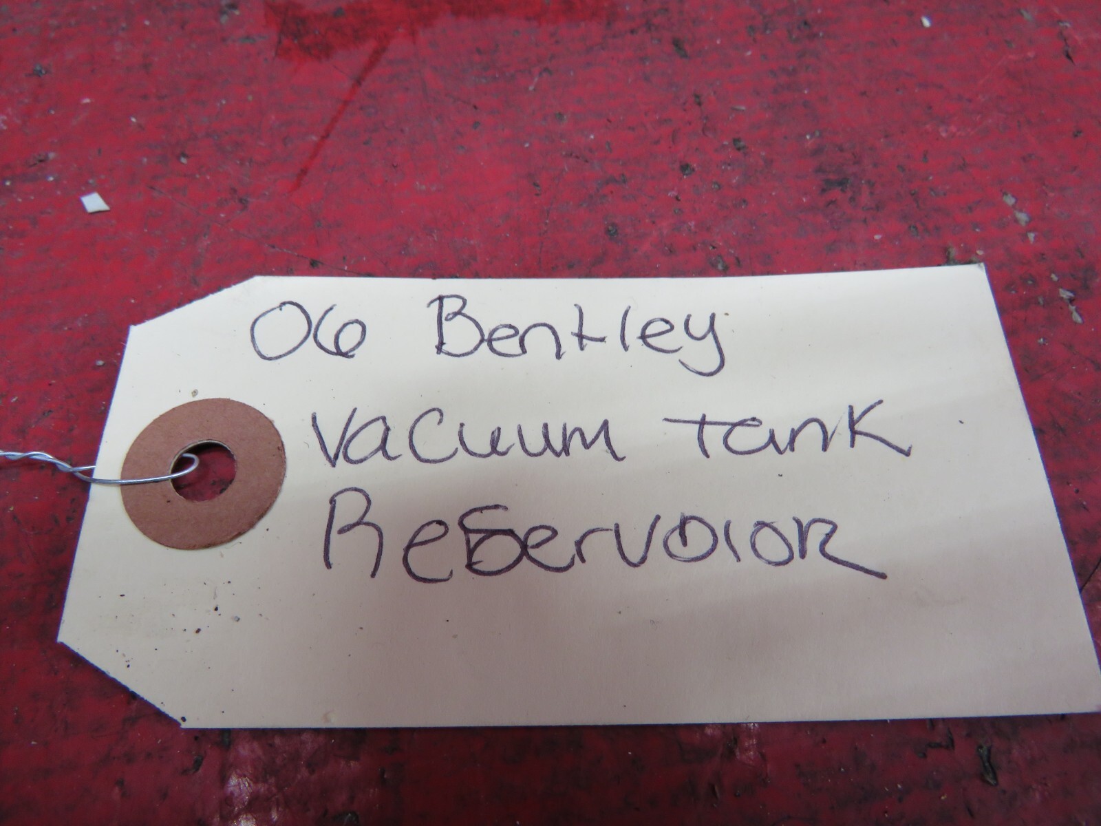 2006 BENTLEY FLYING SPUR VACUUM TANK RESERVIOR