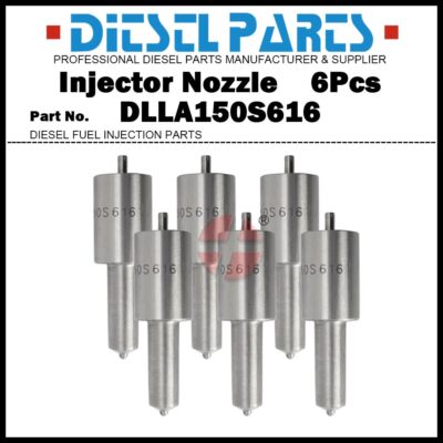 6Pcs Fuel Injector Nozzle DLLA150S616 DOP150S533-4430 for SCANIA DS11 0432281747