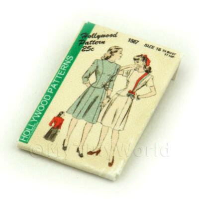 Puppenhaus Miniatur Hollywood Kleid Muster Paket 