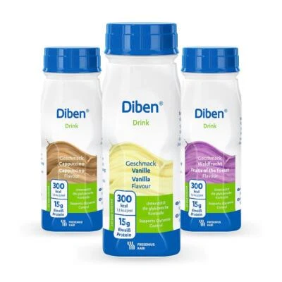 FRESENIUS KABI DEUTSCHLAND GMBH DIBEN DRINK Mischkarton 1.5 kcal/ml 6x4x200ml