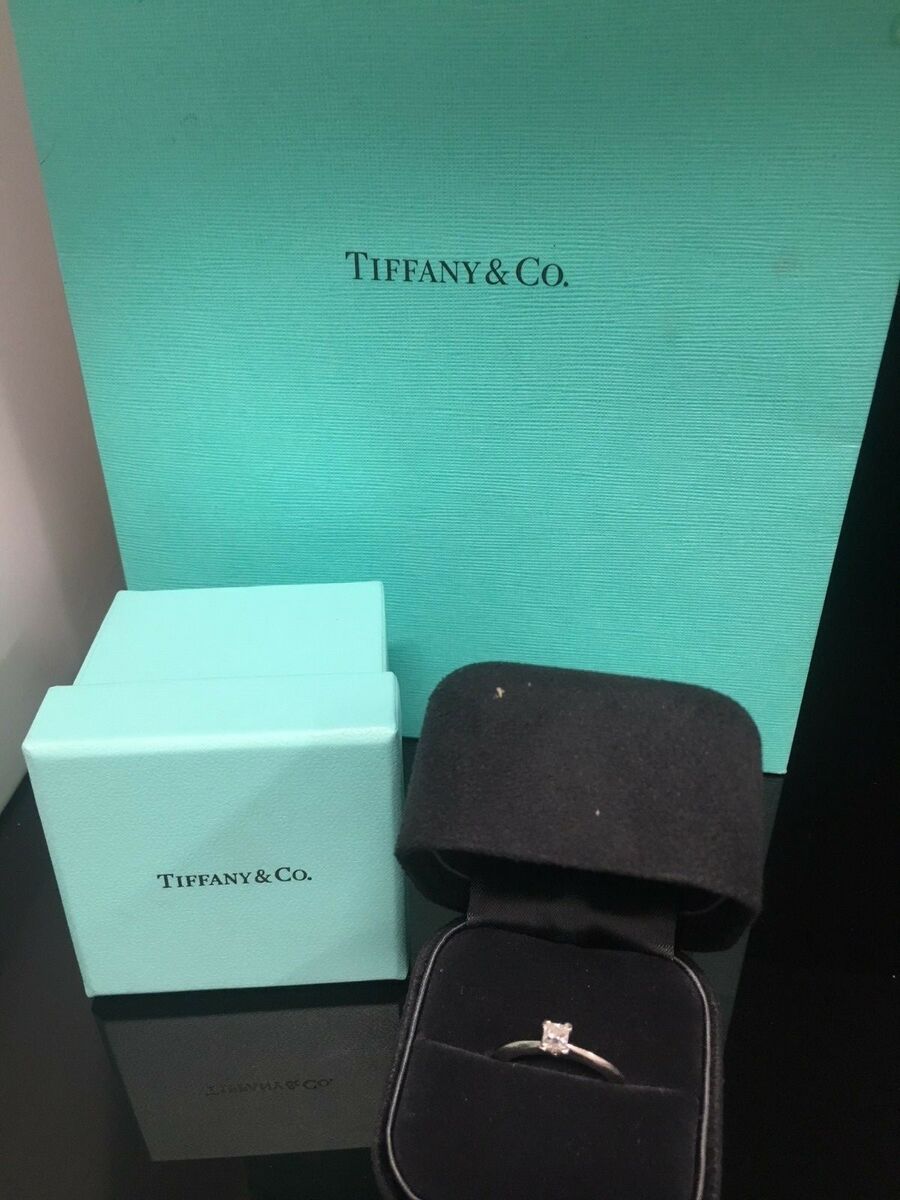 Tiffany & Co. Engagement ring PT950 35722866 .24ct VVS2/F | eBay Tiffany & Co. Engagement ring PT950 35722866 .24ct VVS2/F | eBay