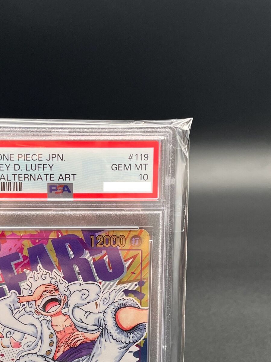PSA 10 Luffy Nika Gear 5 OP05-119 Parallel SEC New Era One PSA 10 Luffy Nika Gear 5 OP05-119 Parallel SEC New Era One