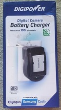 DIGIPOWER DIGITAL CAMERA BATTERY CHARGER WORKS W/100'SOF MODELS -NEW