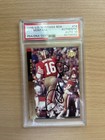 JOE MONTANA 1995 U.D. MONTANA BOX CARD PSA/DNA CERT AUTHENTIC AUTO 10 SB XIX🔥