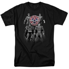 Justice League Of America "Shades Of Gray" T-Shirt - Regular or Tank - to 6X