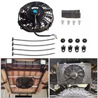 12V 80W Car Engine Cooling Fan 7 Inch with Mounting Accessorie Electric Radiator