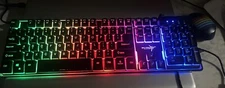 Sky Tech Skytech Illuminated Light Up Clicky Mechanical Gaming Keyboard K 1000