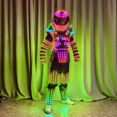 LED Robot Costume Suit Cosplay Predator Jewelry