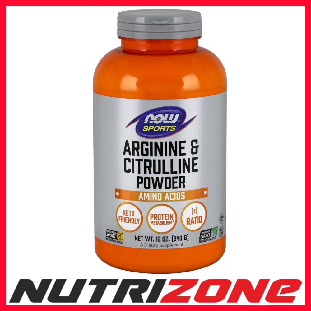 NOW Foods Arginine & Citrulline - 340g