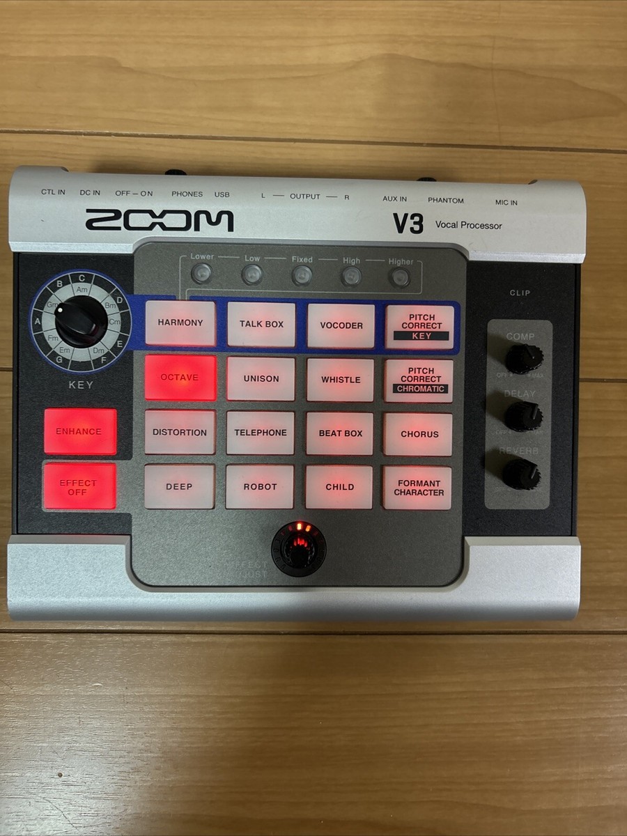 ★★★ZOOM 　V3 Vocal Processor Zoom V3 Vocal Processor, Harmony, Pitch Correction, Reverb