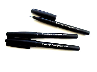 Pentel Brush Sign Pen SESP15 Faserschreiber mit pinselartiger Spitze Pinselstift