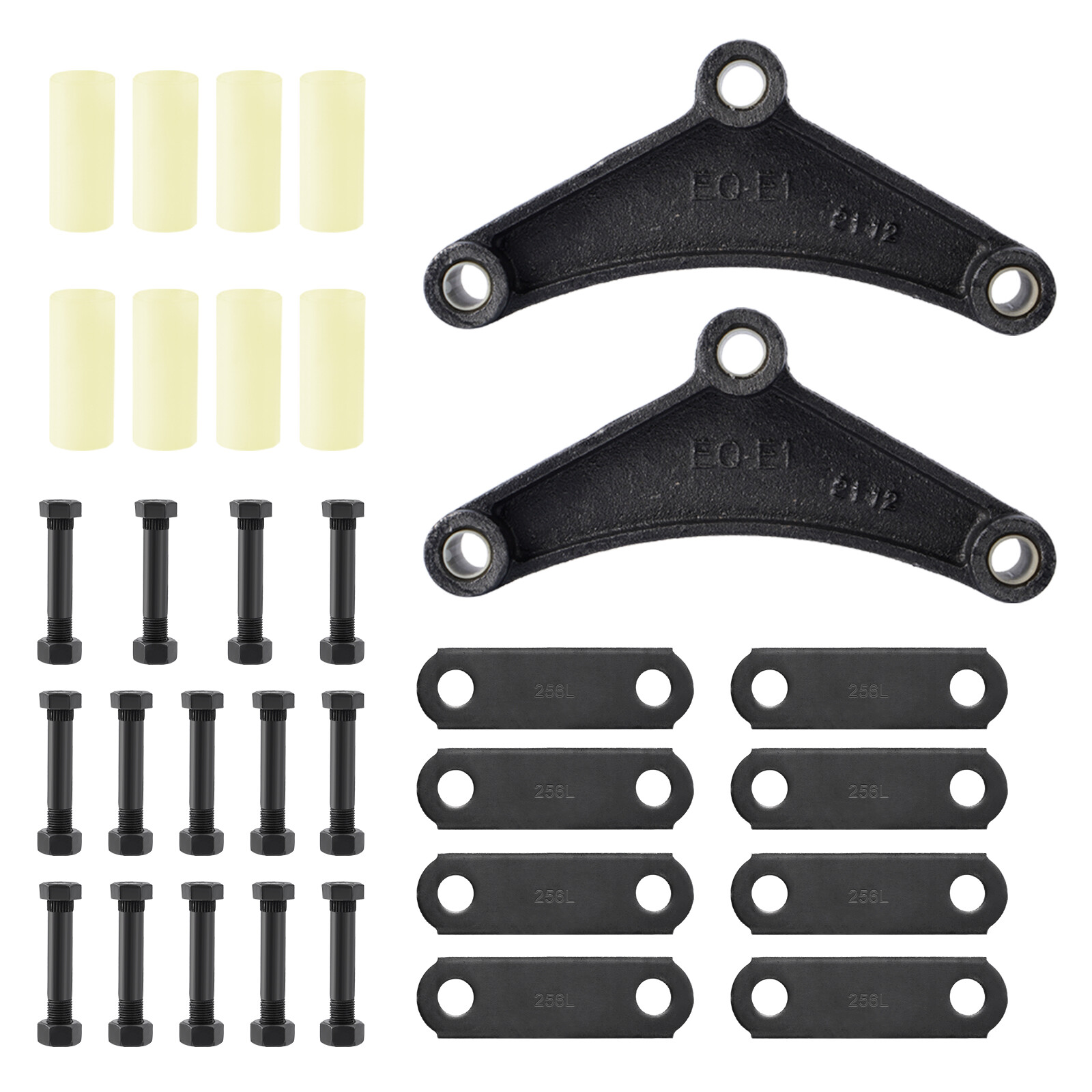 SPARKWHIZ Tandem Trailer Axle Shackle Kit Heavy Duty For Double Eye Spring NEW