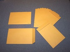 10 - 6 1/2" x 9 1/2" Catalog Envelopes. Gummed flap, 28lb Kraft 6.5 x 9.5