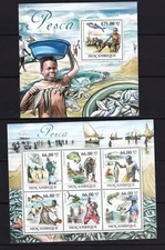 Mozambique - Pesca / Marine Nature  - Briefmarken  - MNH** YO