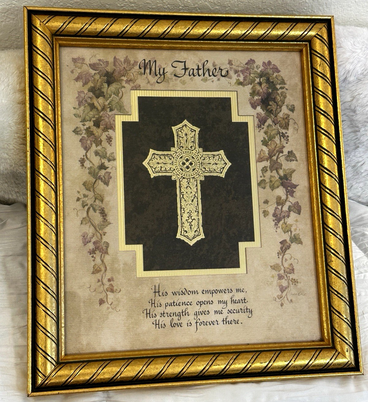 Framed Religious Quote Saying 