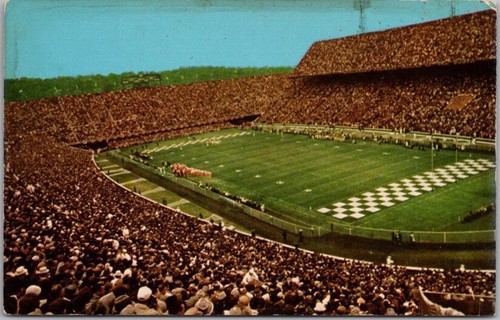 c1950s Birmingham, Alabama Postcard "LEGION FIELD" Football / Curteich Chrome