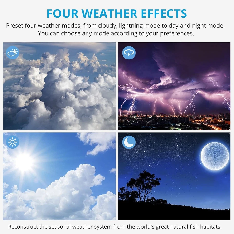 SkyLED RGB+W 24/7 Rampe LED Aquarium, Éclairage LED Étanche à Spectre Complet - Photo 4/4