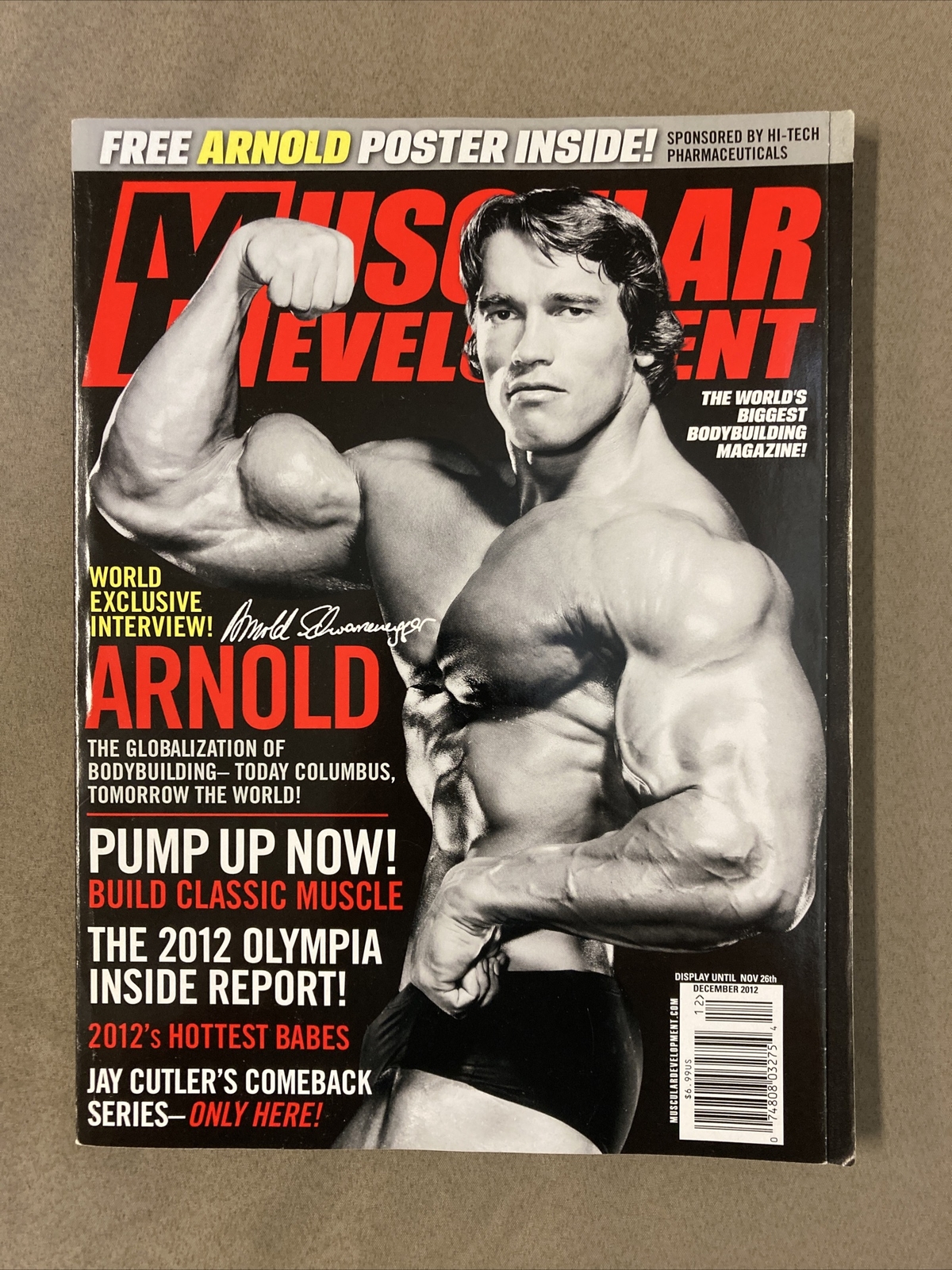Muscular Development Bodybuilding Magazine / Arnold Schwarzenegger / 12-12  | eBay