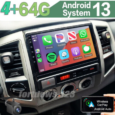 4G+64G 8 Core Android 13 Radio For Toyota Tacoma 2005-2013 Carplay FM/RDS+Camera