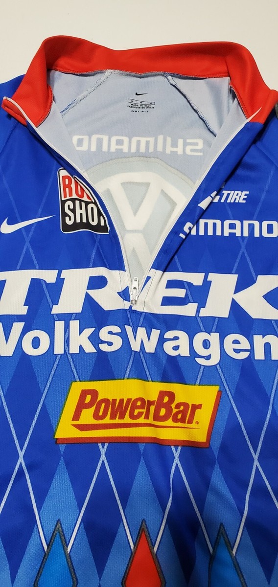 ナイキ NIKE サイクルジャージ MRADIOSHACK NISSAN Nike Trek Volkswagen Cycling Rock Shox Bike Blue Medium