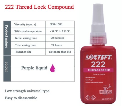 50ml LOCTITE 243 271 242 270 638 Schraubensicherung Schraubenkleber ThreadLocker - Bild 19 von 24