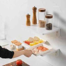 Kitchen Shelves Wall Mounted Shelves Bookshelves Partition Supports Storage Rack