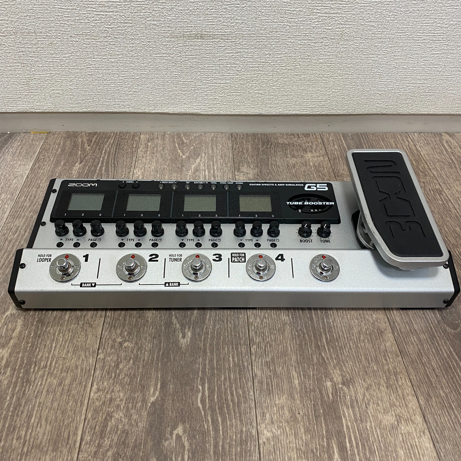 ZOOM G5 MultiEffects Electric Guitar Pedal Used Product Tested With AC