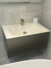 Keuco 800mm Inox Vanity Unit Ex Display Inc Basin Mono & Waste