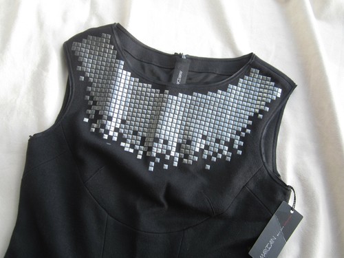 ORIGINAL MARC CAIN LUXUS KLEID GR 4/40 SCHWARZ NEU CHIC!! - Bild 3 von 4
