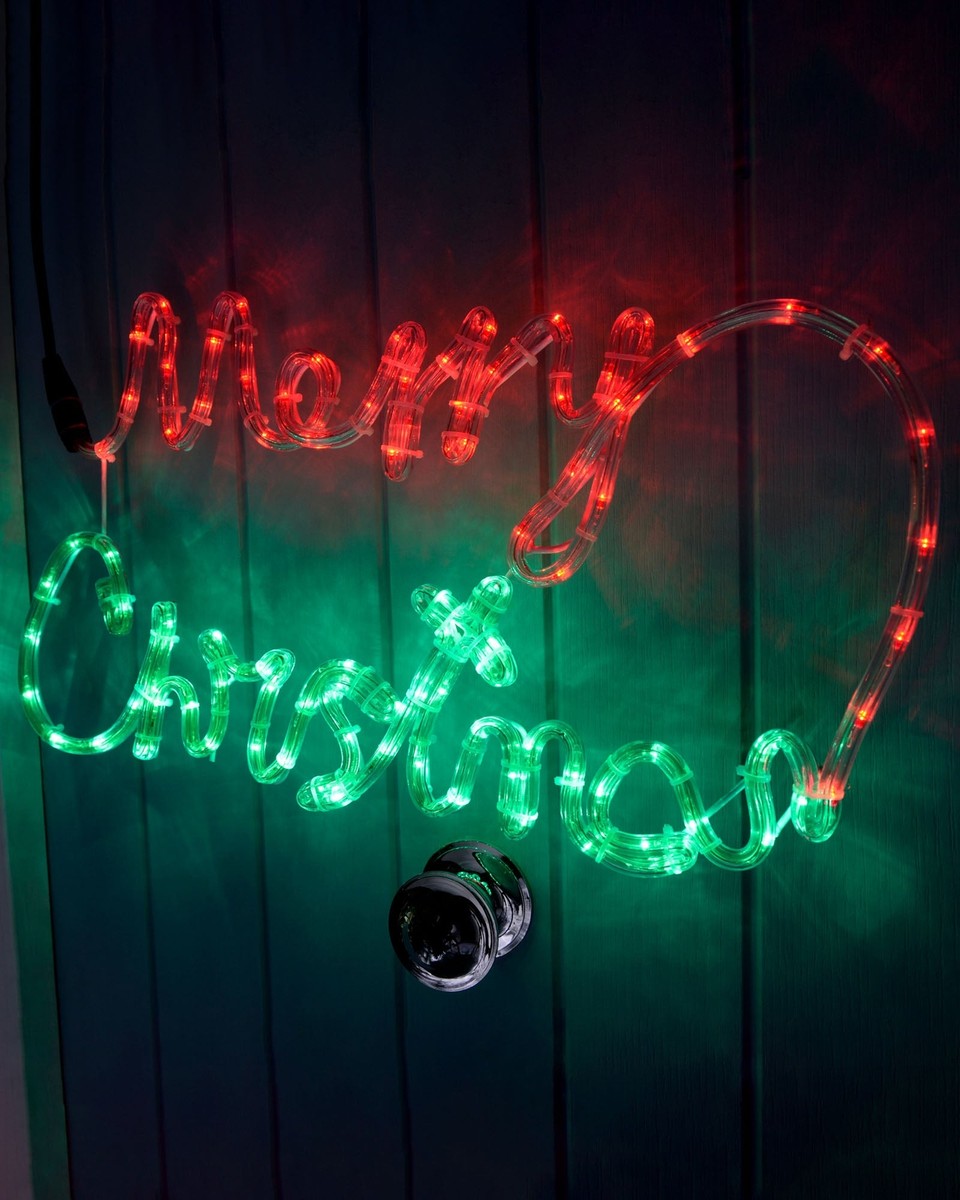 Christmas's Signage Rope Outdoor Rope Light Christmas Signs Christmas Double Spiral Rope Light