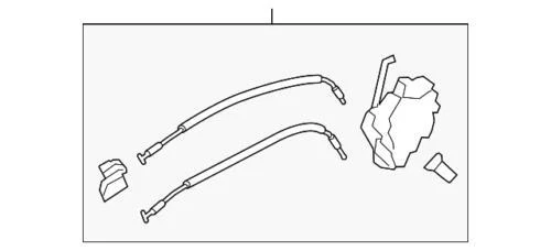 Genuine Kia Latch Assembly 81420-3R000-AS