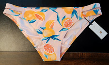 Shade  Shore Oranges Grapefruit Pink Bikini Swim Bottoms Low Cheeky Large NEW