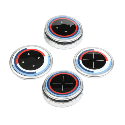 Car 7 Button CIC IDrive Multi-Media Knob Cover for BMW 7Series F01/02/04 2009-12