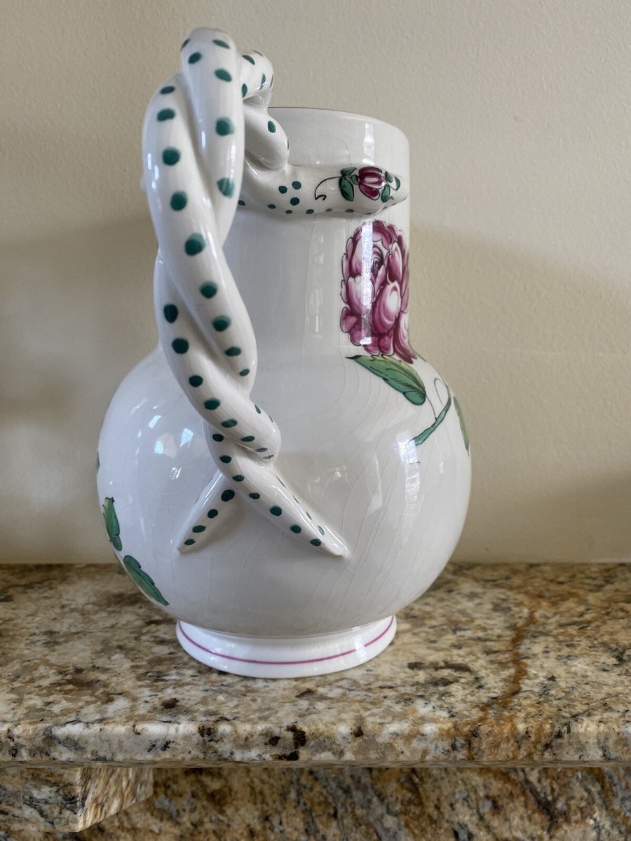 Tiffany & Co Strasbourg Flowers' Braided Snake Handle Ceramic