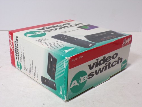Zenith Allegro A/B Video Switch ALG1180 /w Remote Control Vintage NOS 031225WT2 - Picture 3 of 3