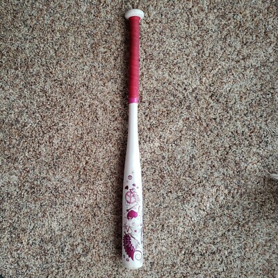 Batte Easton TB59 Tee-Ball Lite Pour Jeune Fille, 25 Pouces, 14 Oz, Peace Love Bat