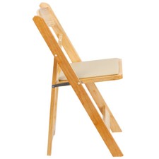 Natural Wood Folding Chair