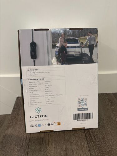 Lectron Level 1 EV Charger - ETL Certified, 110V, 15 Amp - Picture 2 of 2
