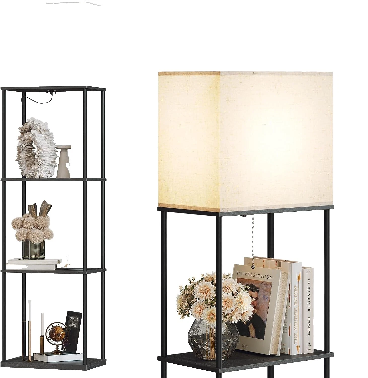 Lámparas de pie de resina