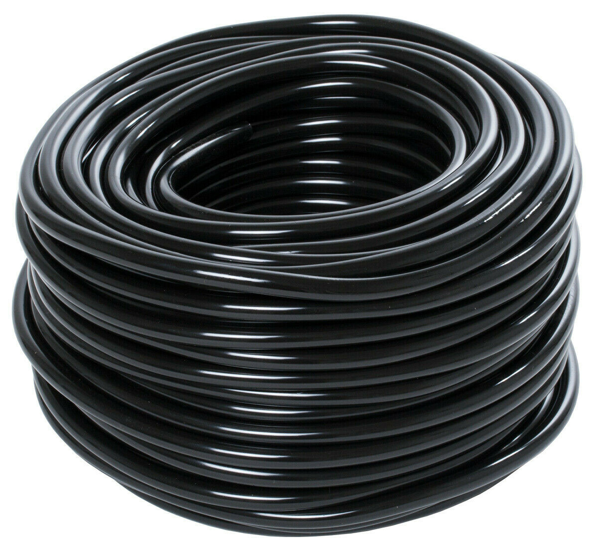Hydrofarm 1/4" OD - .17" ID BLACK VINYL TUBING 100' Roll HGTB25