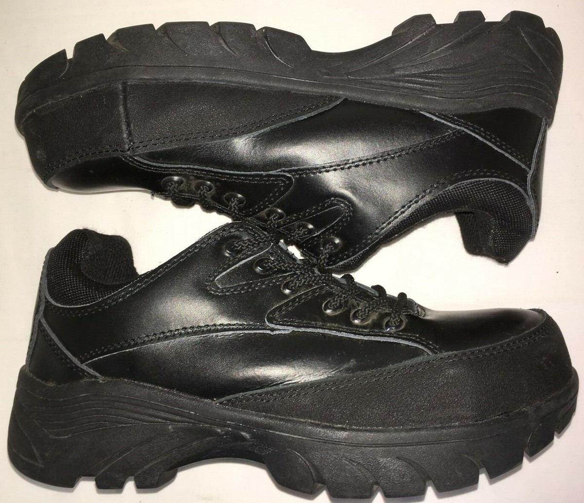 Leather Oxford Composite Toe Men\'s Work Shoes Black Size 10 Drake by Roebucks Roebucks Men main image 3