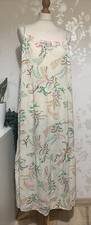 Marks And Spencer Dress Cream Ivory Maxi Dress Size 22 💖q