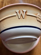 Ceramic Cereal Bowls with Directional Signs NESW- From Portugal (set Of 2)