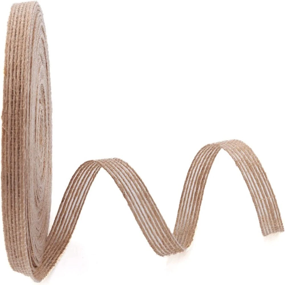 Thin 2024 burlap ribbon