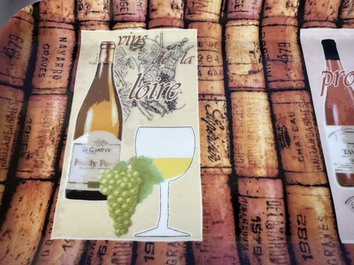 NIB Limoges Philippe Deshoulieres" Les Vins Rectangular Cake Dish MINT w/Labels - Picture 6 of 9