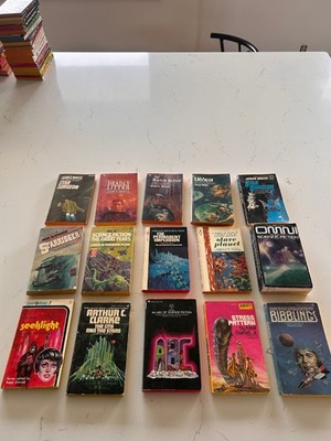 Vintage Sci-Fi Paperback Lot (15) Arthur C Clarke James White Sector General Omn